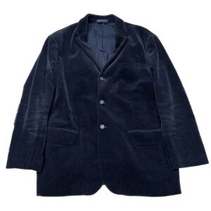 Polo Ralph Lauren Blazer Mens XL Blue Corduroy 3 Button Sport Coat Jacket